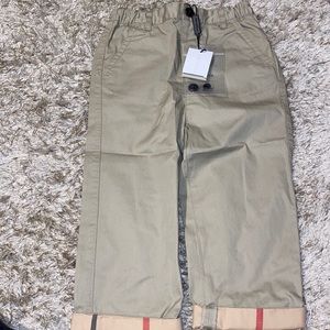 Toddler Burberry pants. Tan size 3t